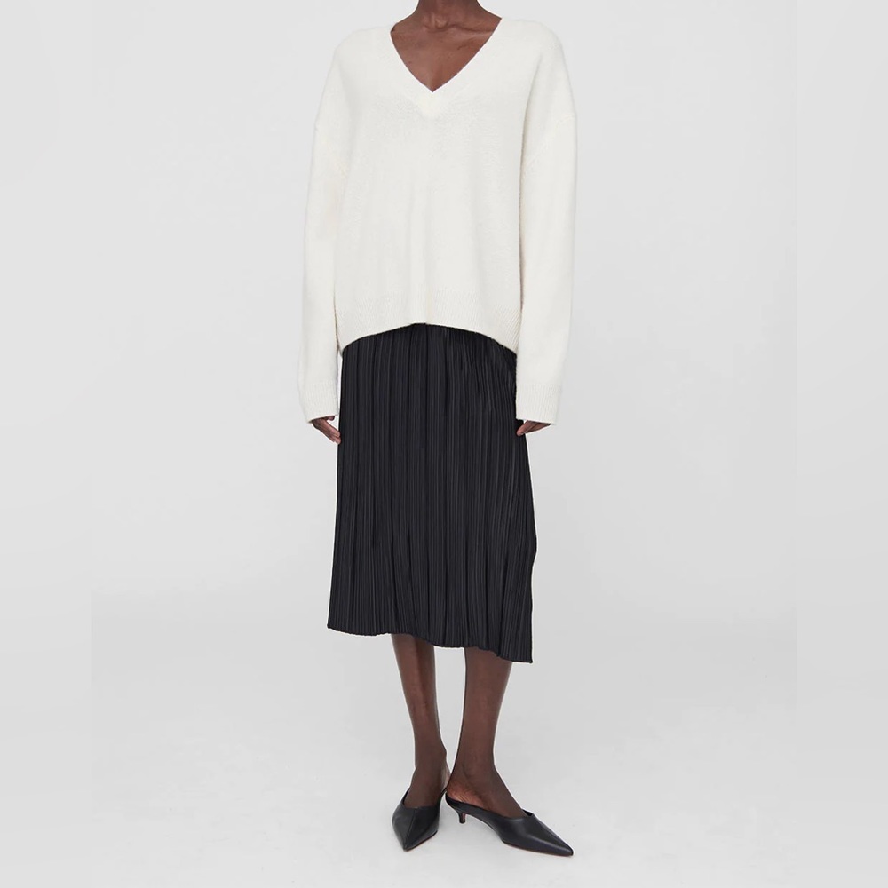 Anine Bing plisse midi skirt, XS